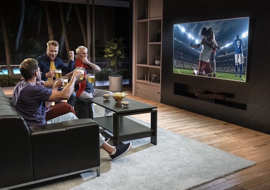 home theater screen size