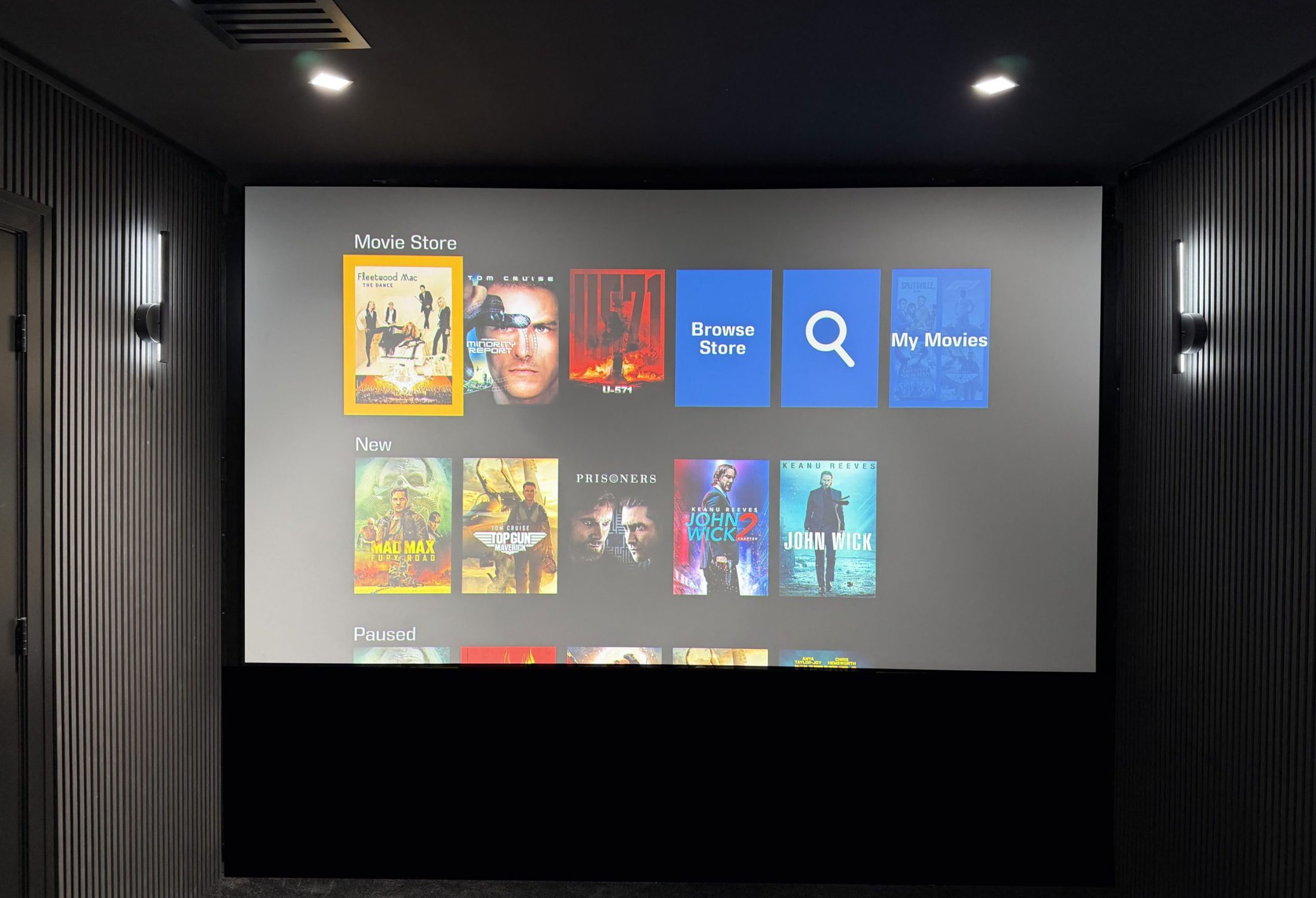 Dedicated cinema