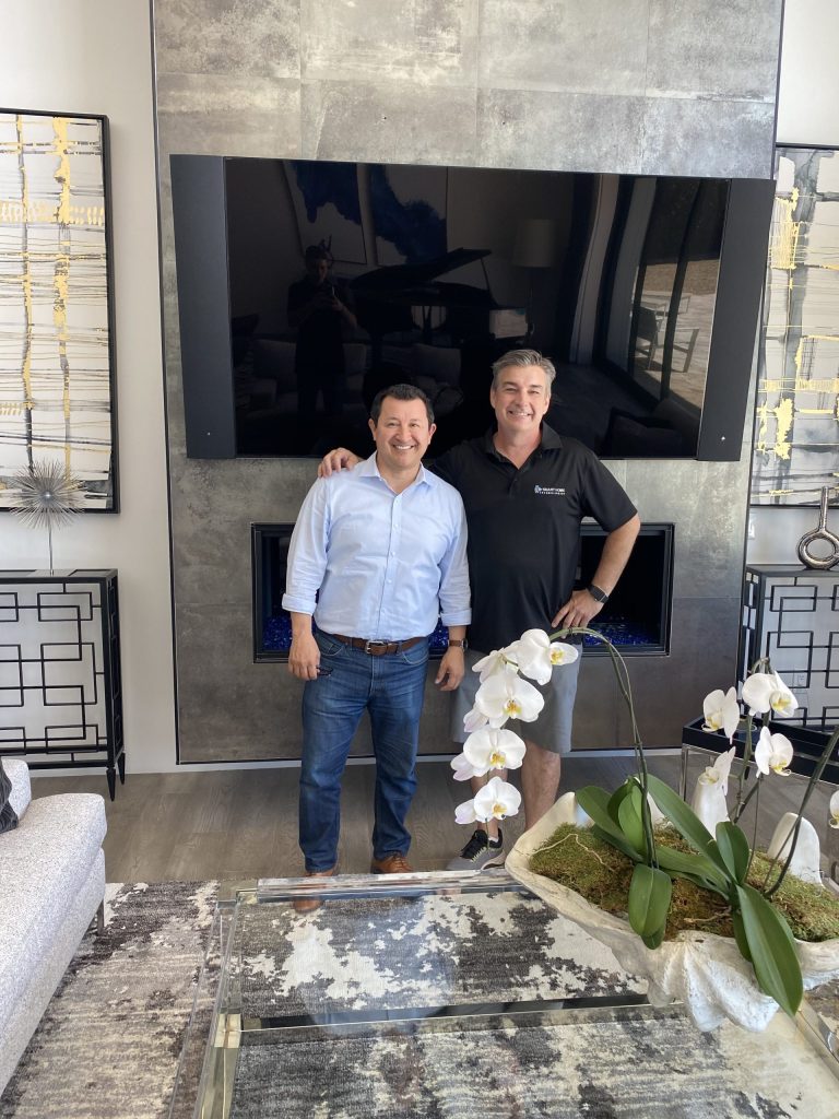 Camelback Smart Homes professional collaborating in a completed residence